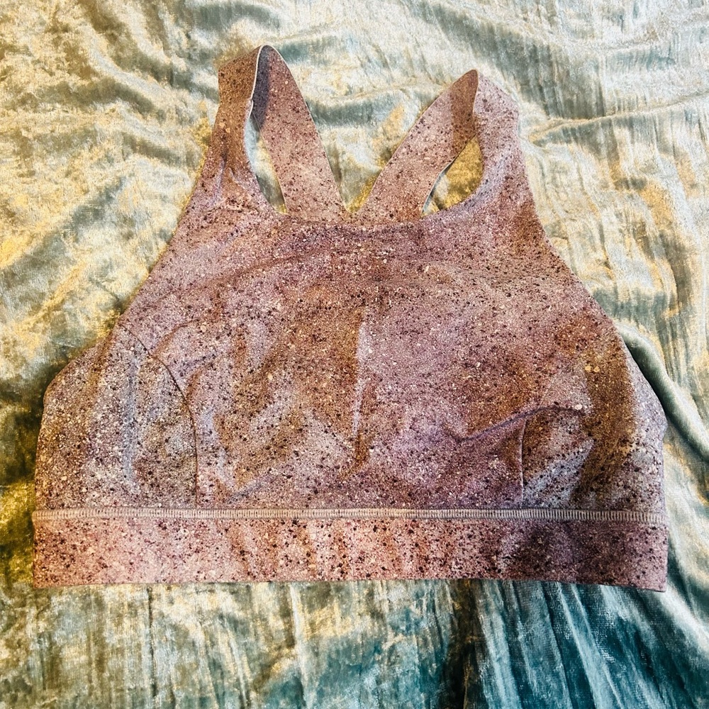 Women's Lululemon Purple Sports Bra sz 8